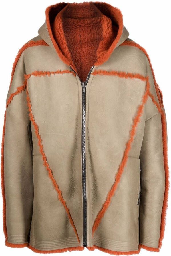 Rick Owens Jack met capuchon Beige