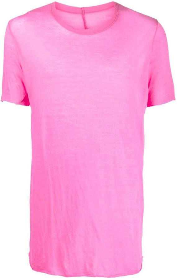 Rick Owens Jersey T-shirt Roze