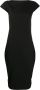 Rick Owens Jurk met open rug Zwart - Thumbnail 1