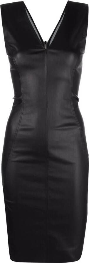 Rick Owens Jurk met v-hals Zwart