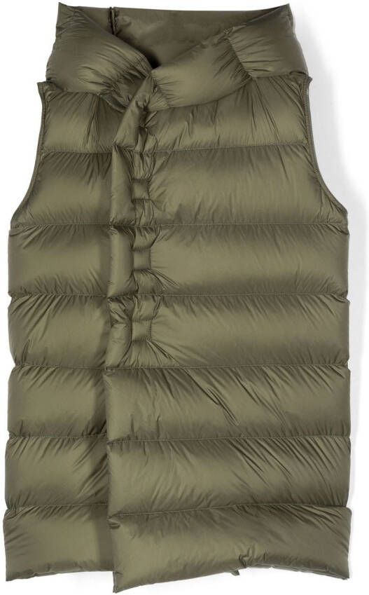 Rick Owens Kids Gewatteerde bodywarmer Groen
