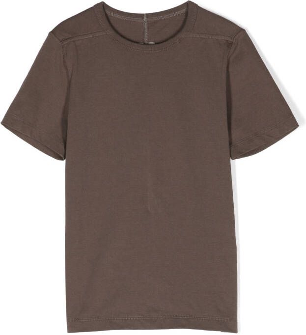 Rick Owens Kids T-shirt met ronde hals Bruin