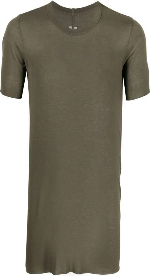 Rick Owens Lang T-shirt Groen