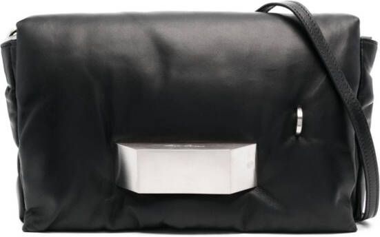 Rick Owens Leren schoudertas Zwart