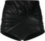 Rick Owens Lilies High waist shorts Zwart - Thumbnail 1
