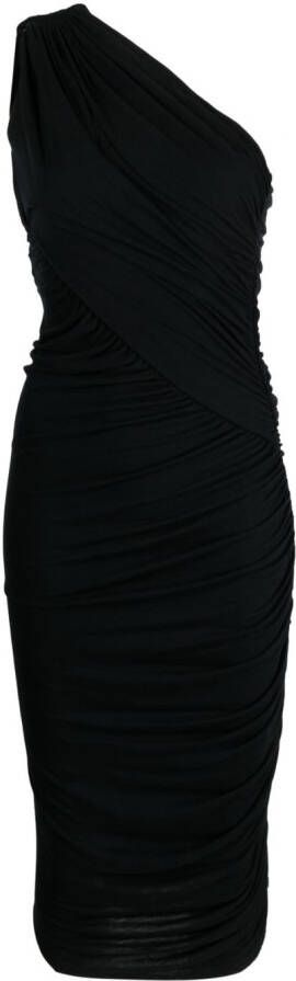 Rick Owens Lilies Asymmetrische jurk Zwart