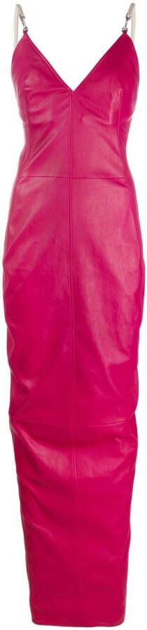 Rick Owens Maxi-jurk met split Roze