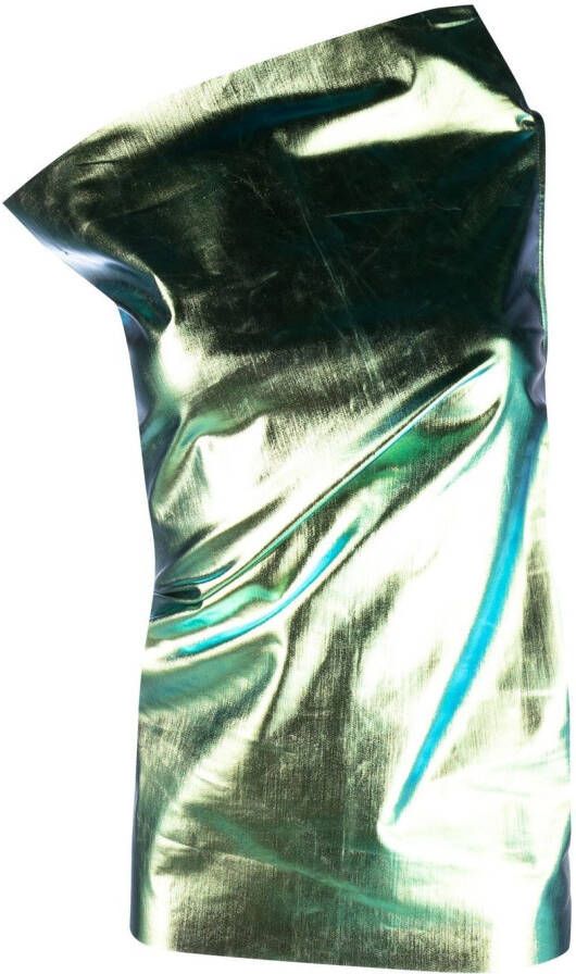 Rick Owens Metallic jurk Goud