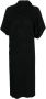 Rick Owens Midi-jurk met hoge hals Zwart - Thumbnail 1