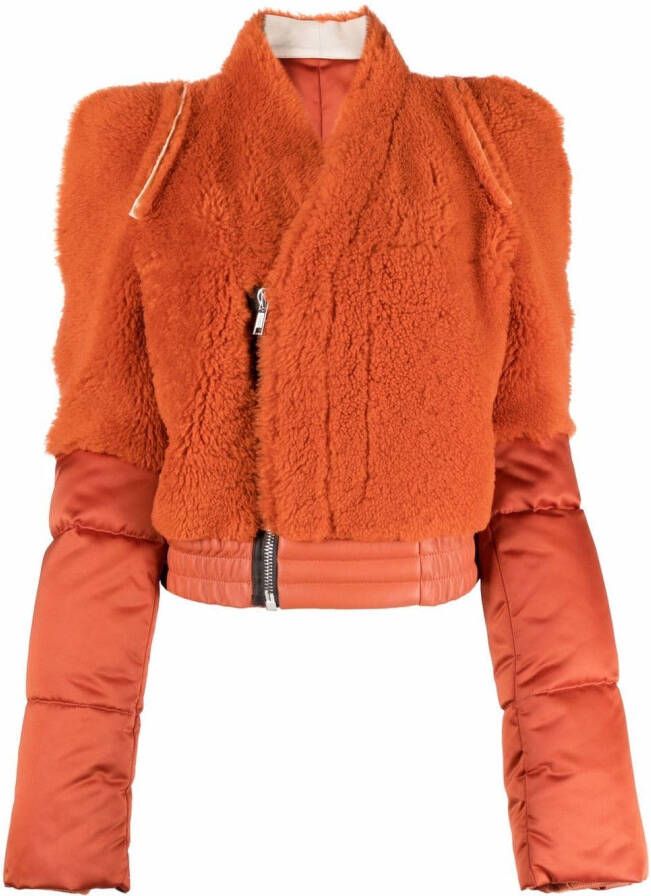 Rick Owens Omkeerbaar bomberjack Oranje