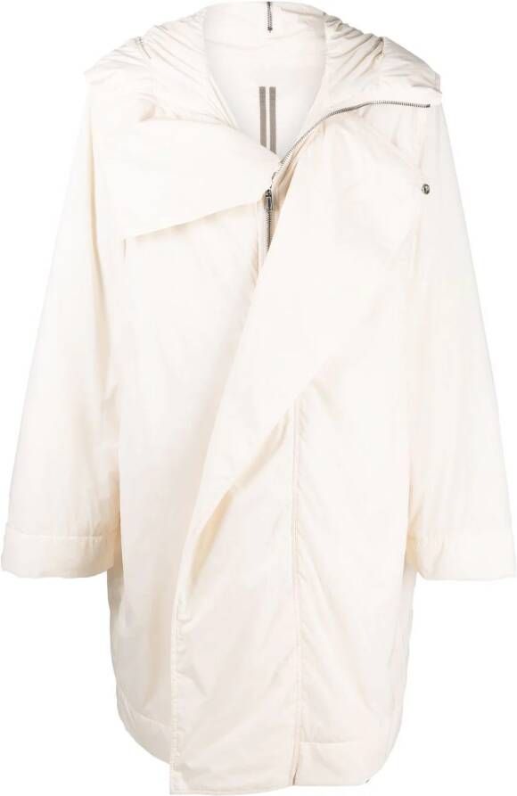 Rick Owens Oversized parka Beige