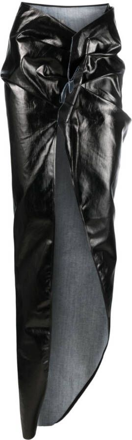 Rick Owens A-lijn rok Zwart