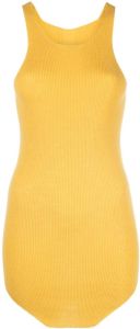Rick Owens Asymmetrische tanktop Geel