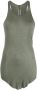 Rick Owens Ribgebreide tanktop Groen - Thumbnail 1