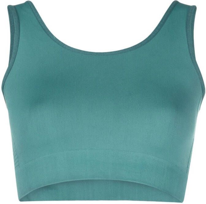 Rick Owens Ribgebreide top Groen
