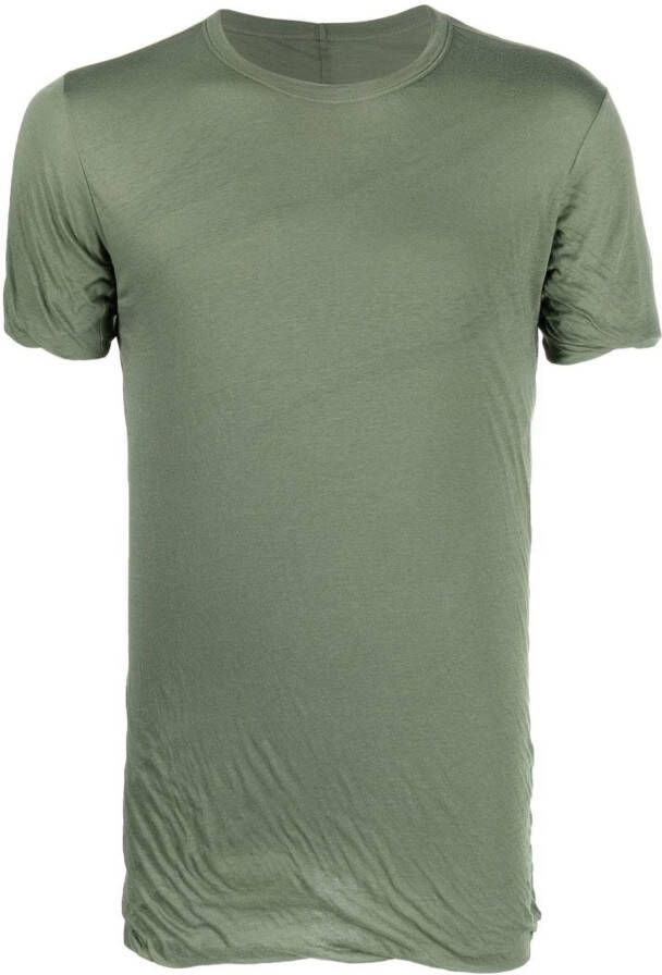 Rick Owens T-shirt met ruches Groen