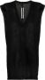 Rick Owens Semi-doorzichtige tanktop Zwart - Thumbnail 1