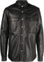 Rick Owens Shirtjack met borstzak Zwart - Thumbnail 1