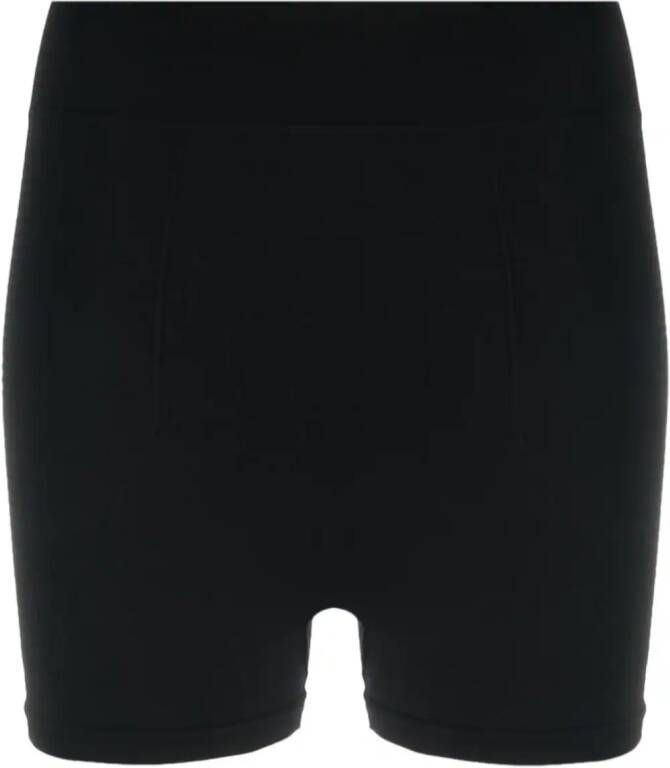 Rick Owens Shorts met elastische taille Zwart