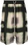 Rick Owens Shorts met verlaagd kruis Zwart - Thumbnail 1