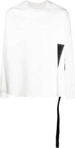 Rick Owens Sweater met borduurwerk Wit