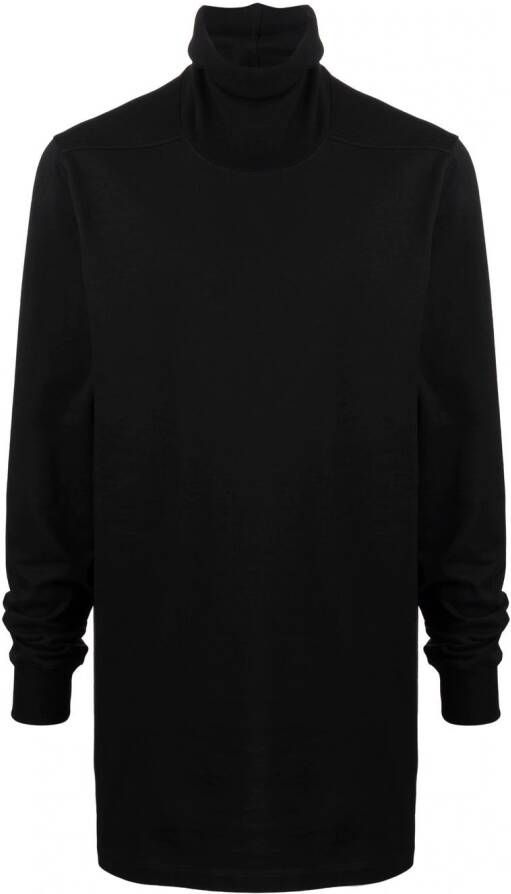 Rick Owens Sweater met col Zwart