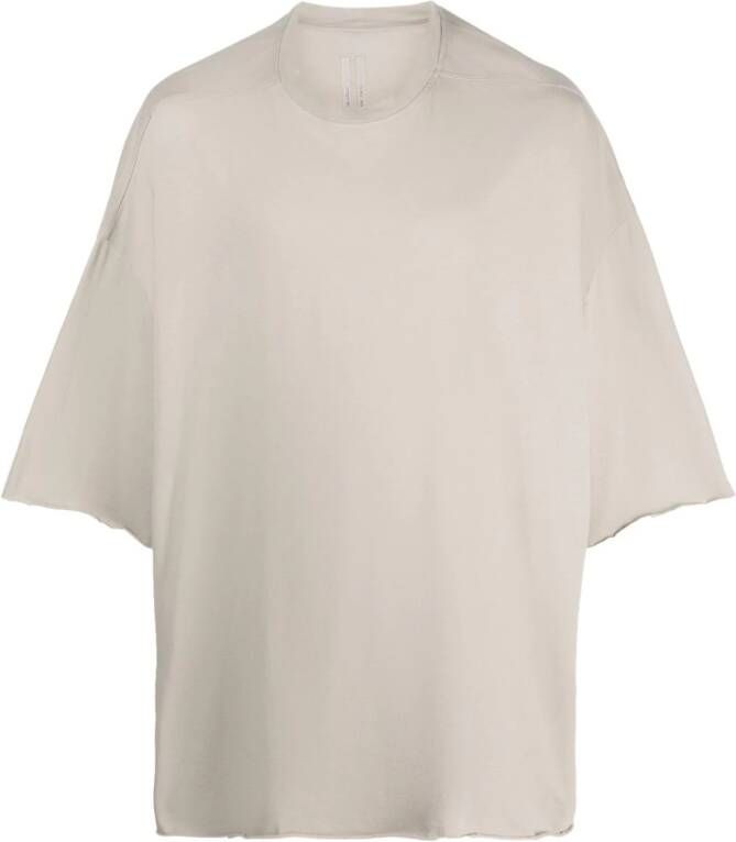 Rick Owens T-shirt met ronde hals Beige