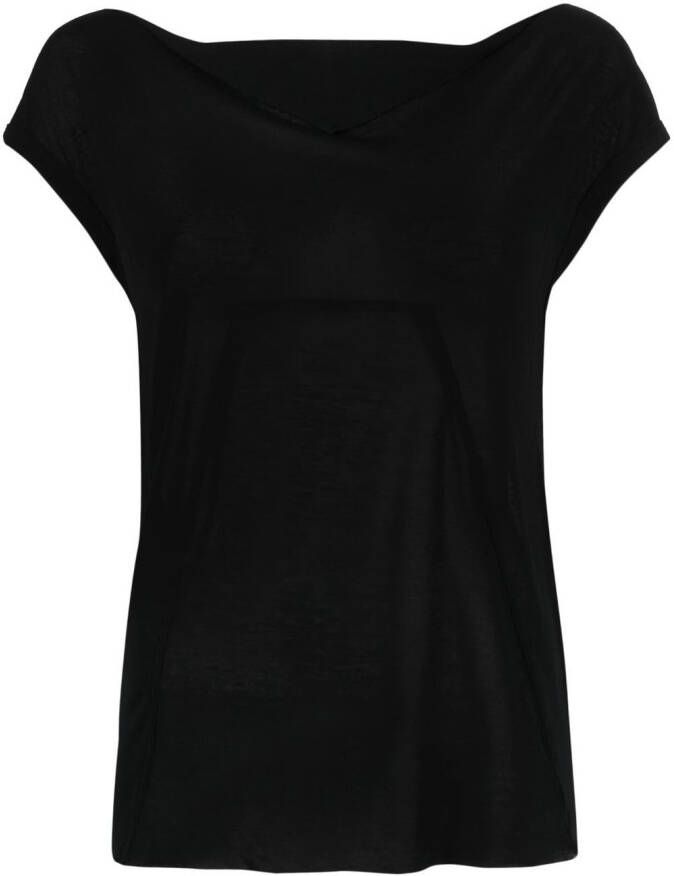 Rick Owens T-shirt met ronde hals Zwart