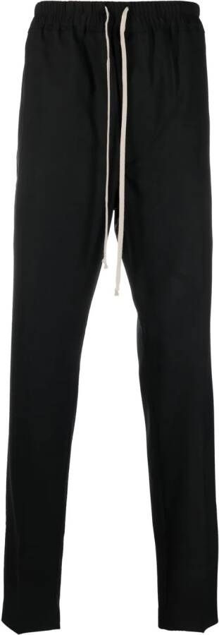 Rick Owens Trainingsbroek met toelopende pijpen Zwart