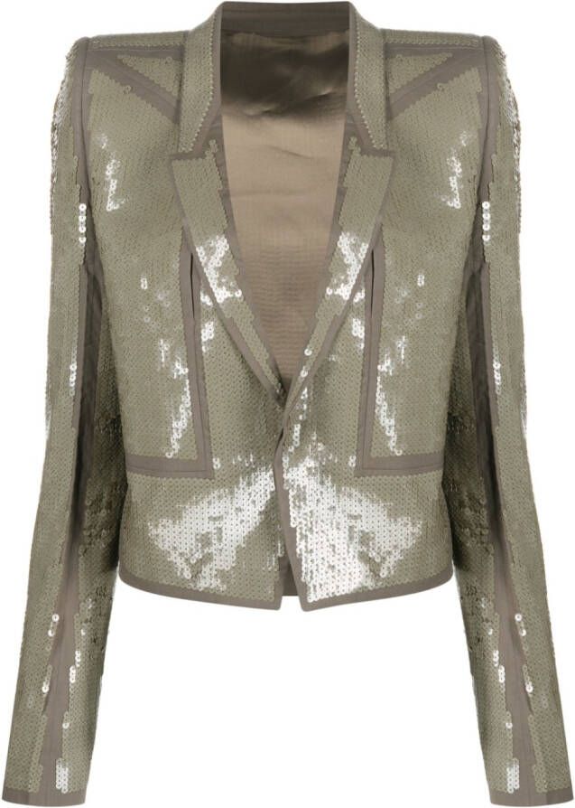 Rick Owens Tweed jack Bruin