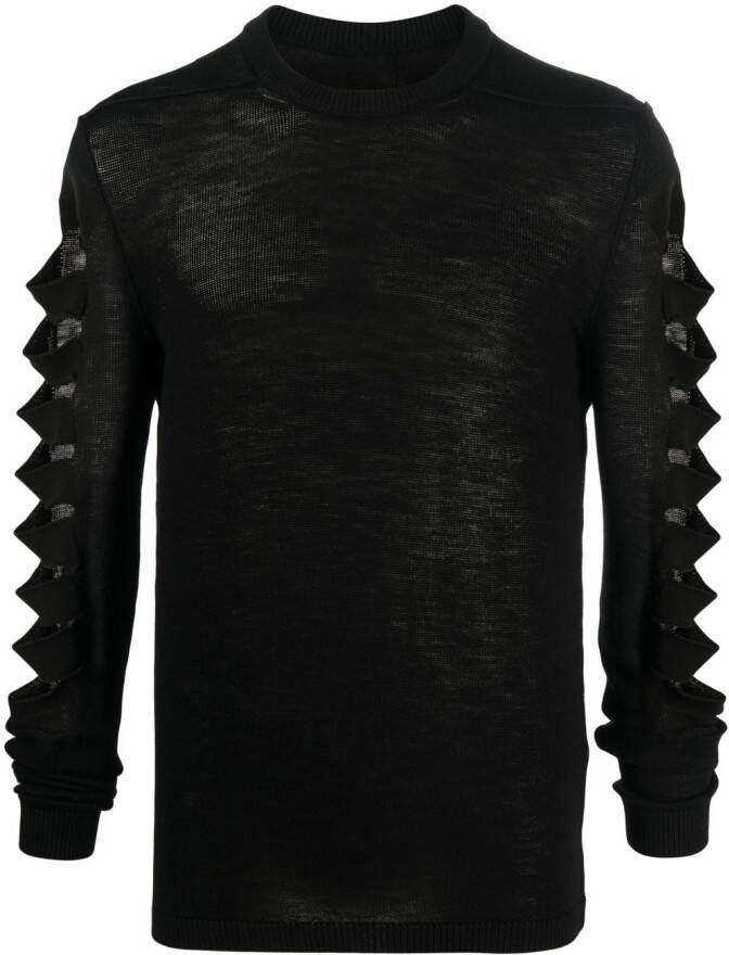 Rick Owens Uitgesneden trui Zwart