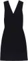 Rick Owens Mini-jurk met V-hals Zwart - Thumbnail 1