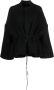 Rick Owens Wollen jack Zwart - Thumbnail 1