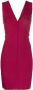 Rick Owens Mini-jurk met V-hals Roze - Thumbnail 1
