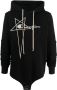 Rick Owens X Champion Hoodie met geborduurd logo Zwart - Thumbnail 1