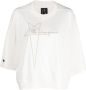 Rick Owens X Champion T-shirt met geborduurd logo Beige - Thumbnail 1