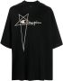 Rick Owens X Champion T-shirt met logoprint Zwart - Thumbnail 1