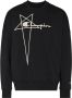 Rick Owens X Champion x Champion sweater met geborduurd logo Zwart - Thumbnail 1