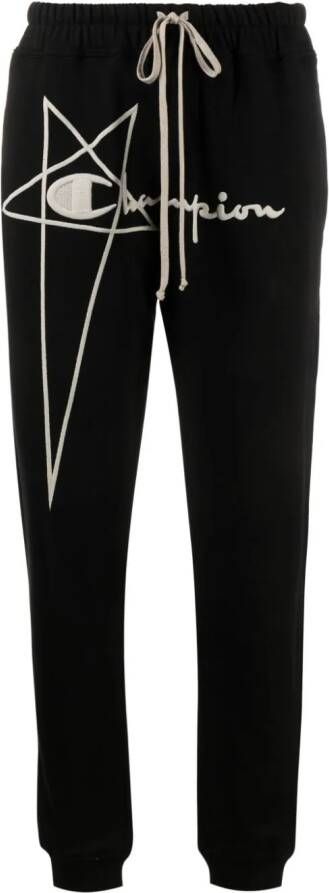 Rick Owens X Champion x Champion trainingsbroek Zwart