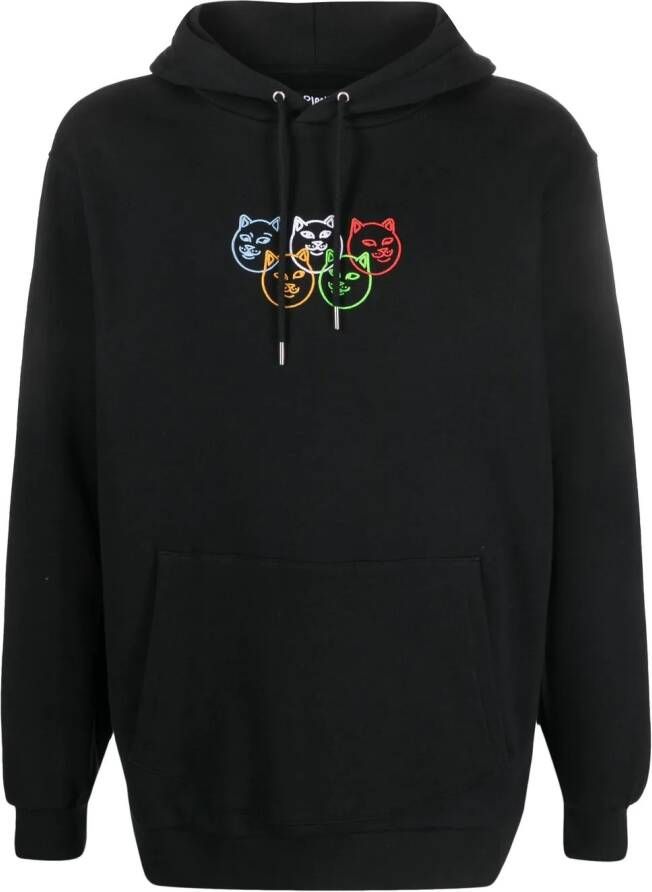 Ripndip Hoodie met borduurwerk Zwart