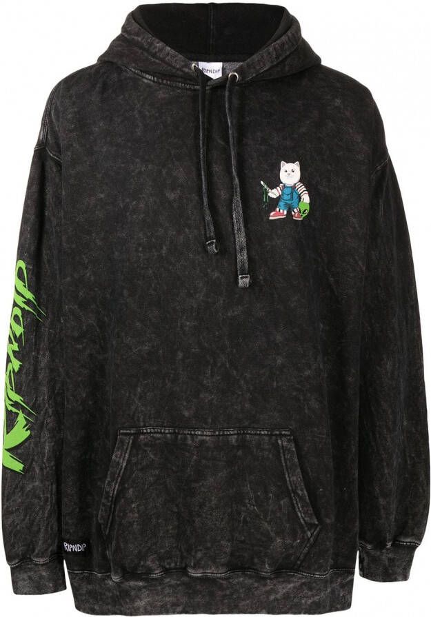 Ripndip Hoodie met print Zwart