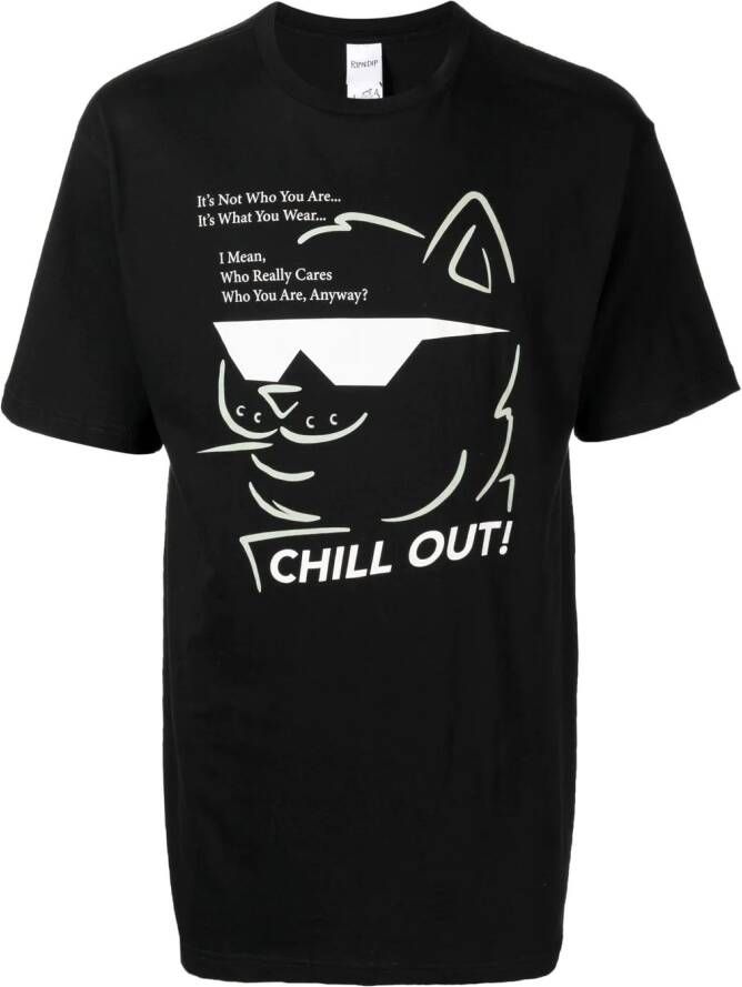 Ripndip Katoenen T-shirt Zwart