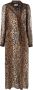 Rixo Midi-jurk met luipaardprint Bruin - Thumbnail 1