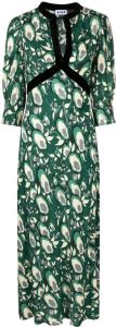 Rixo Maxi-jurk met bloemenprint Groen