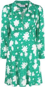 Rixo Mini-jurk met bloemenprint Groen