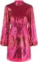 Rixo Mini-jurk met pailletten Roze - Thumbnail 1
