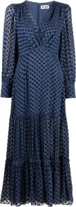 Rixo Midi-jurk met stippen Blauw