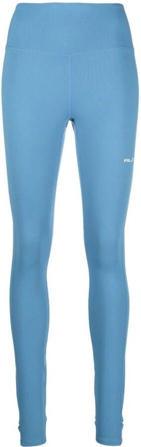 RLX Ralph Lauren Legging met logoprint Blauw