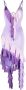 Roberto Cavalli Asymmetrische jurk Paars - Thumbnail 1