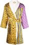 Roberto Cavalli Badjas met luipaardprint Paars - Thumbnail 1